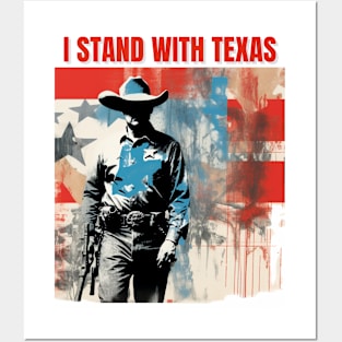 I stand with texas Posters and Art